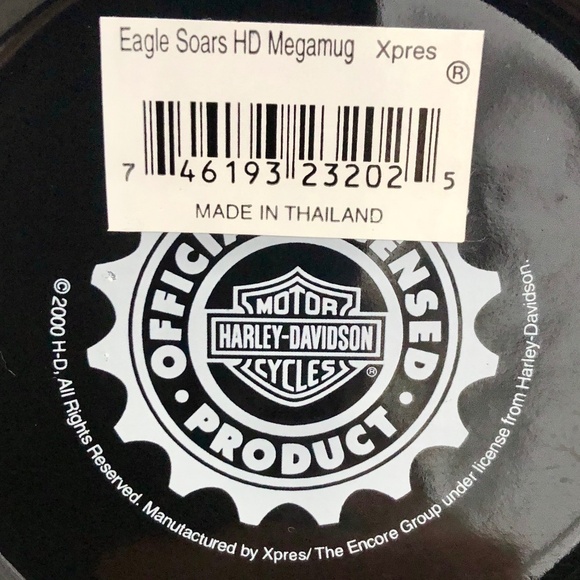 Harley Davidson, Vintage, 2000, Tall, Ceramic, Mug, Stein, Collectable, NEW - Picture 10 of 12